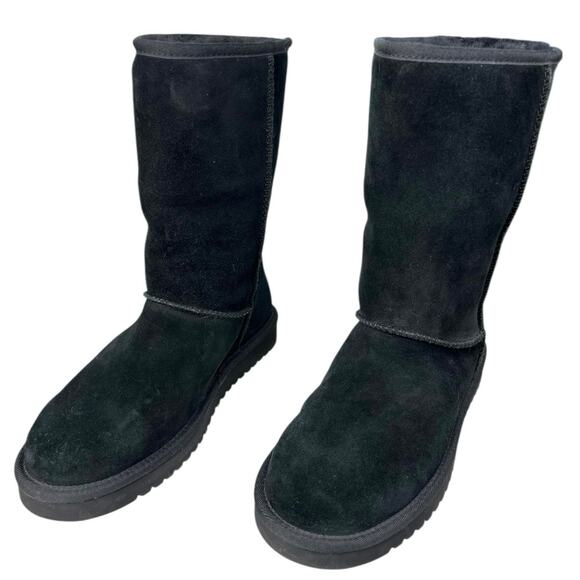 Koolaburra X UGG Women’s Classic Short Black Suede Winter Boot Size US 7 - Picture 6 of 10